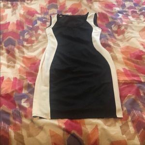 Black and white dress
